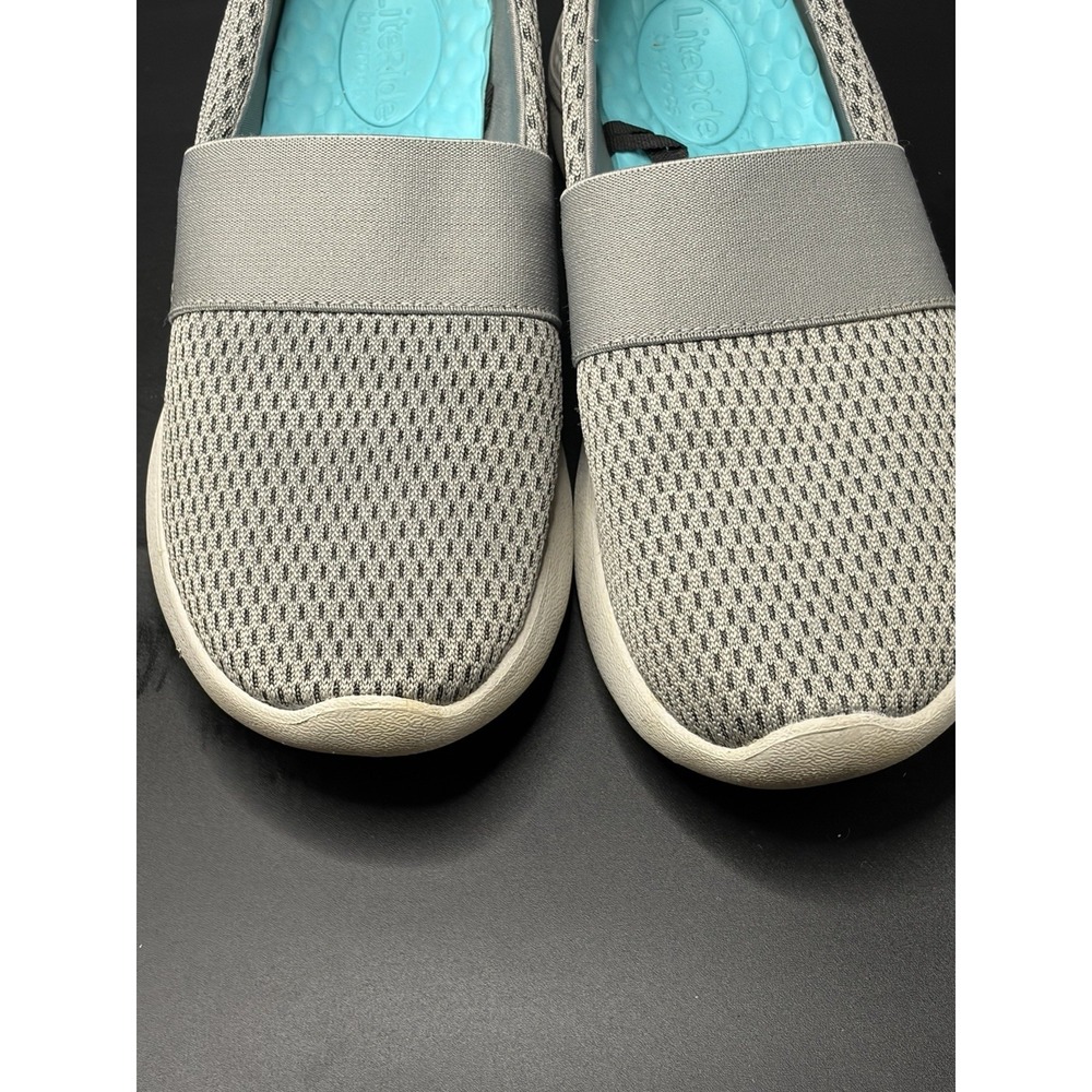 Crocs Literide Womens Size 8 Slip On Sneakers Gray Mesh Shoes 205727 - Picture 11 of 11